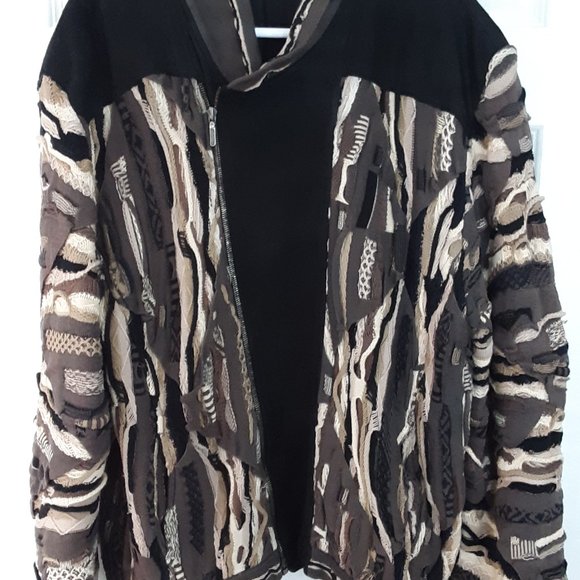 Coogi sweater jacket bomber large - Picture 1 of 4